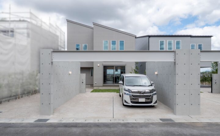 眺望のガレージハウスB棟