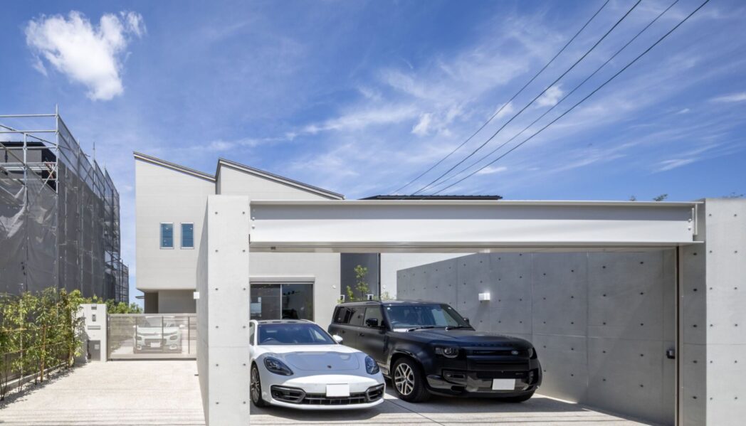 眺望のガレージハウスB棟