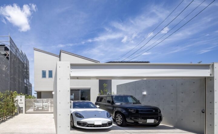 眺望のガレージハウスB棟